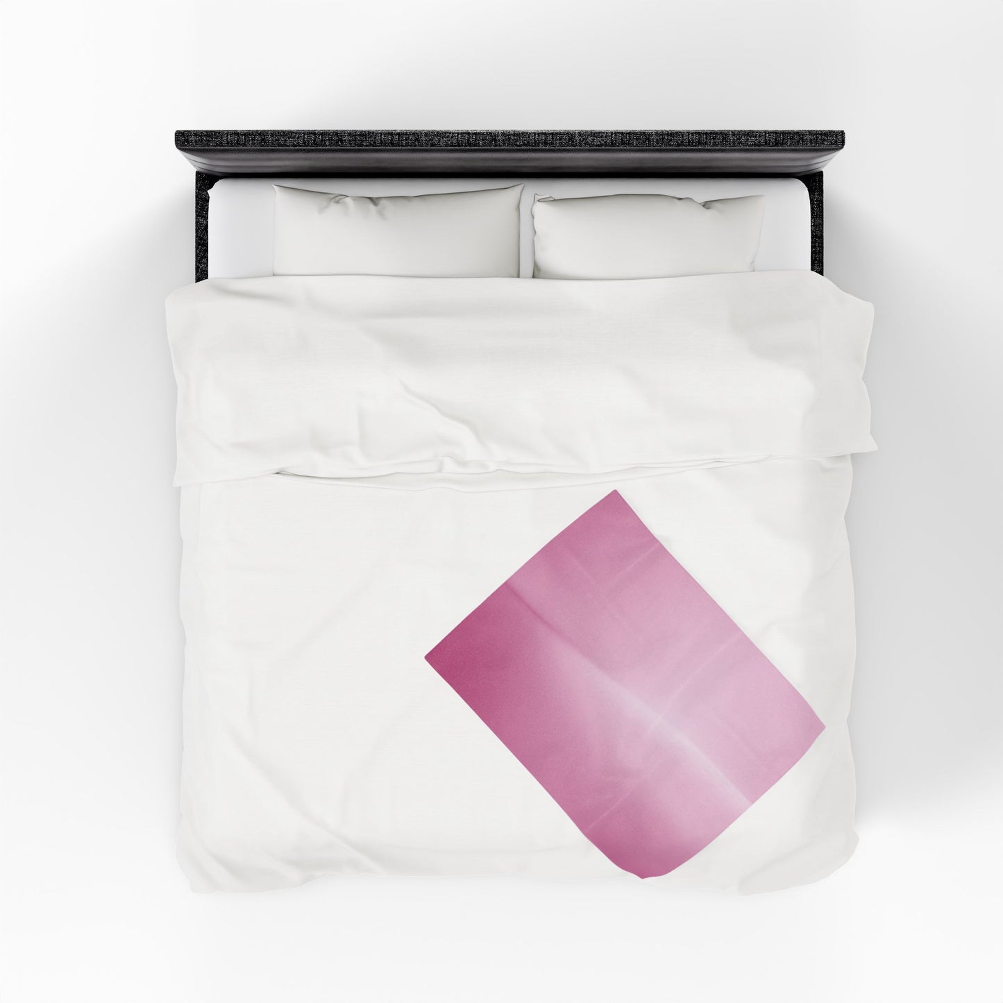 Pink Blush Fade Velveteen Plush Blanket, 30" x 40"