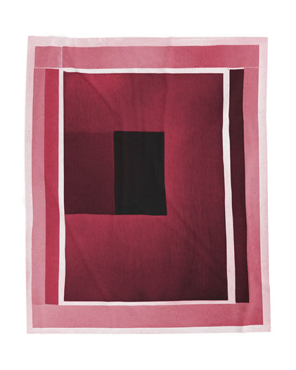 Red Shadow Velveteen Plush Blanket, 50" x 60"