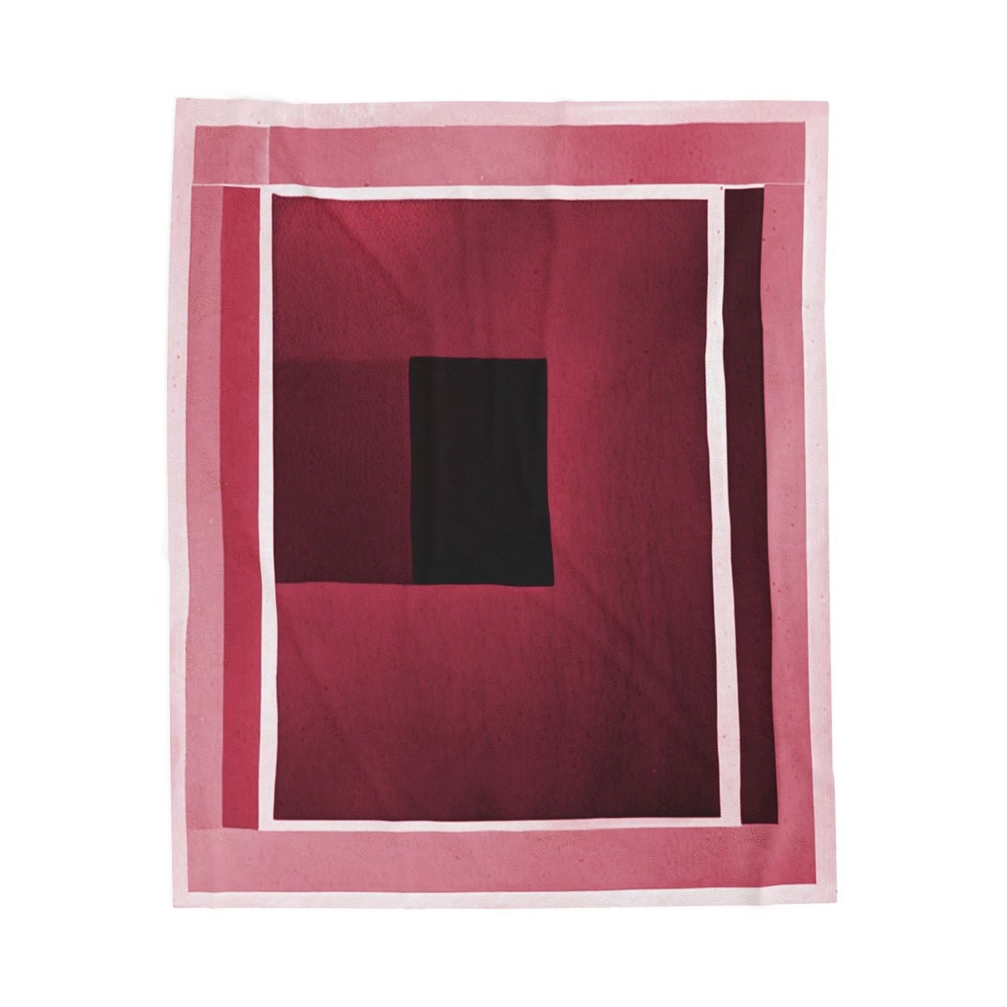 Red Shadow Velveteen Plush Blanket, 50" x 60"