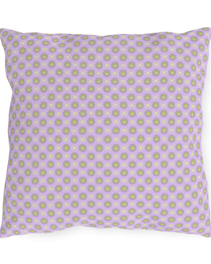 Magenta Star-crossed Bodies 16" x 16" Outdoor Pillow