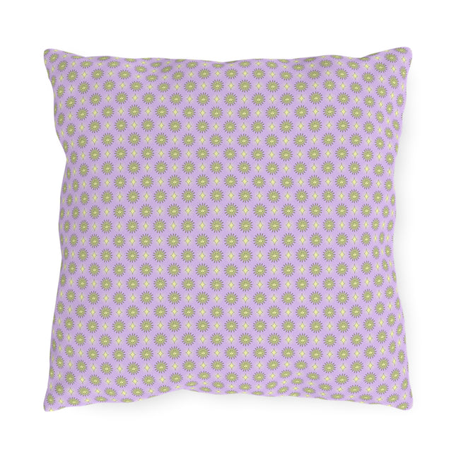 Magenta Star-crossed Bodies 16" x 16" Outdoor Pillow