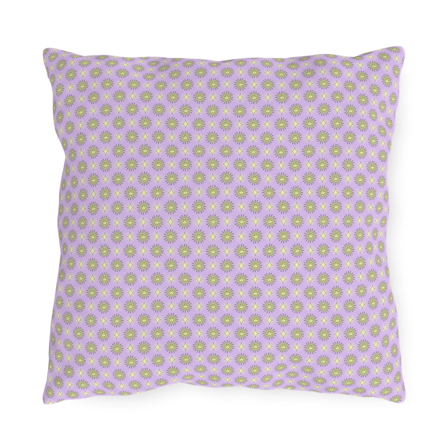 Magenta Star-crossed Bodies 16" x 16" Outdoor Pillow