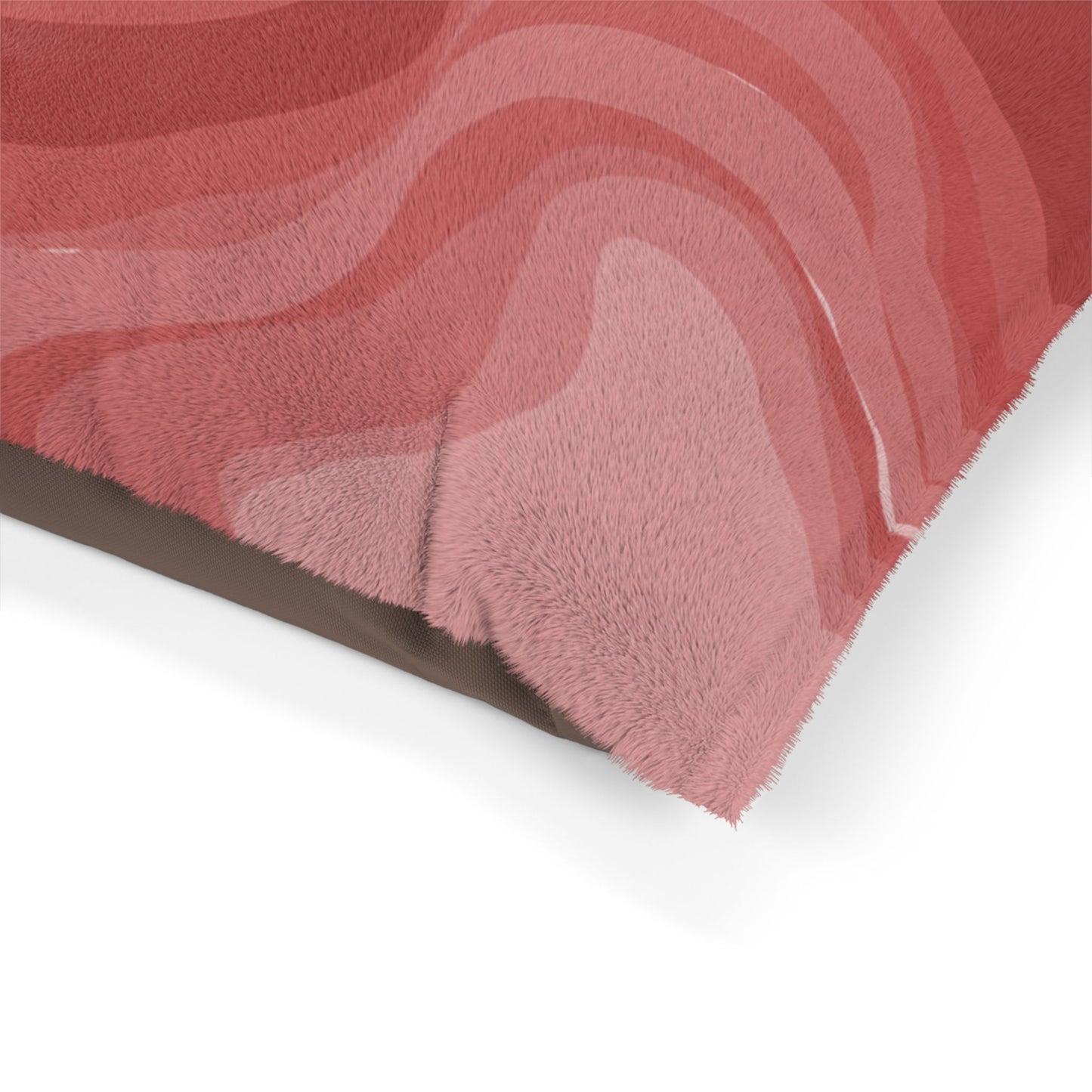 Power Red Wavey 40" × 30" Pet Bed