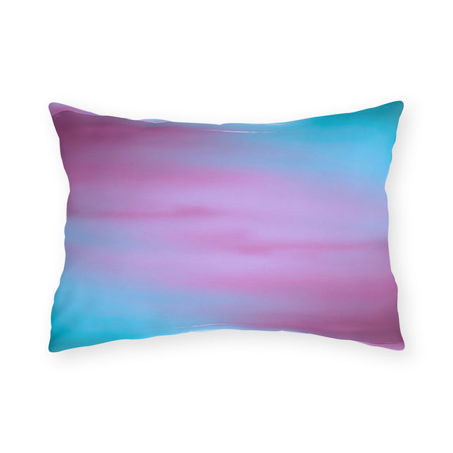 Wine Sea Blue Fog 20" x 14" Outdoor Pillow