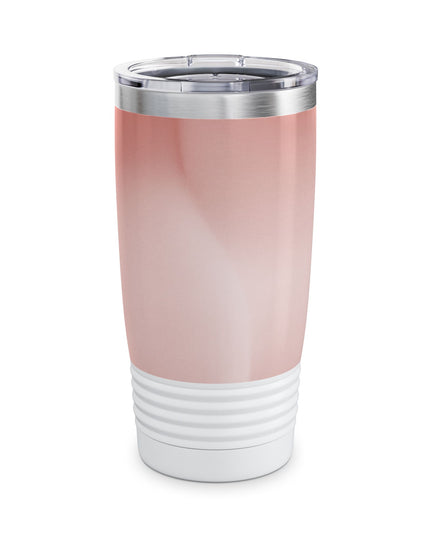 Rose Red Fade Ringneck Tumbler, 20oz in white