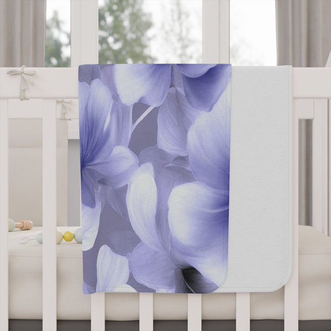 Indigo Blossom Floral Bunch Toddler Blanket, 30" x 40"