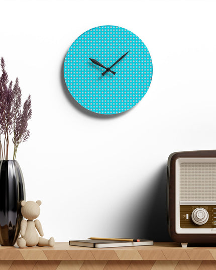 Tif Green Star-crossed Bodies Acrylic Wall Clock, Round or Square, 10.75" x 10.75"
