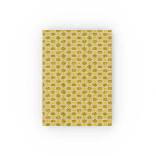 Lemongrass Star-crossed Bodies Hard Backed Journal with 128 blank pages, 5.2" x 7.4"