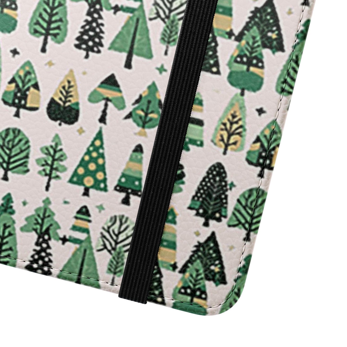 Mini Vintage Green Trees Flip Cases, Samsung Galaxy S25 Ultra