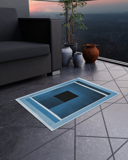 Blue Shadow Outdoor Rug, 24" x 36"