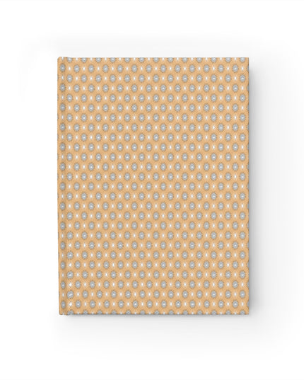 Tan Sunset Star-crossed Bodies Journal - 128 Ruled Line pages - 5" x 7"