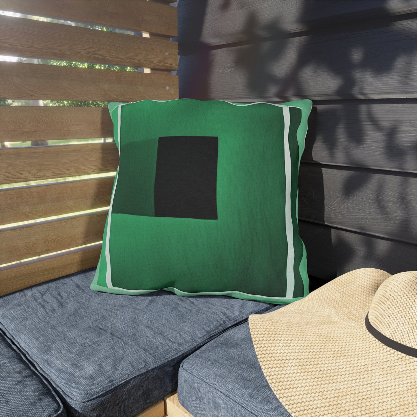 Mint Shadow 18" x 18" Outdoor Pillow