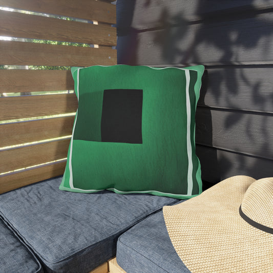 Mint Shadow 18" x 18" Outdoor Pillow