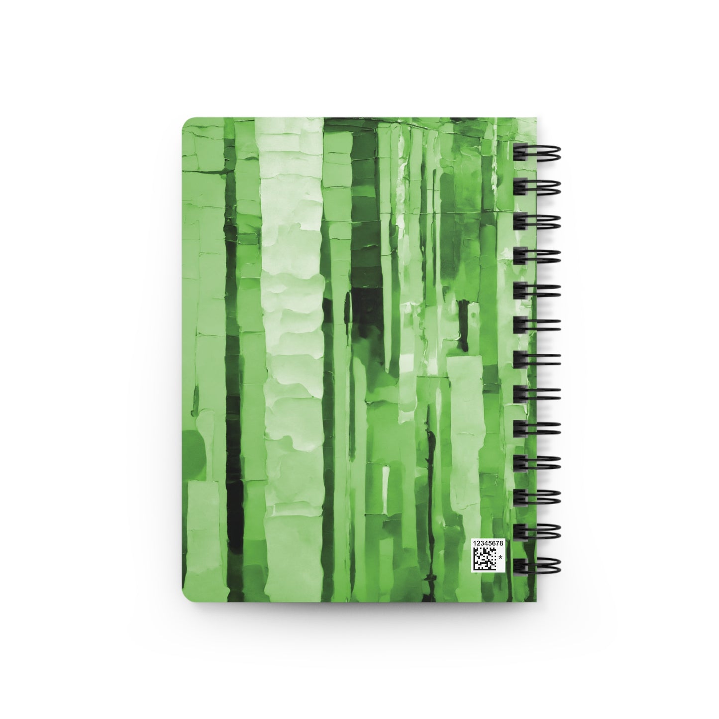 Striped Mint Pastel Spiral Bound Journal, 5" x 7" 150 pages