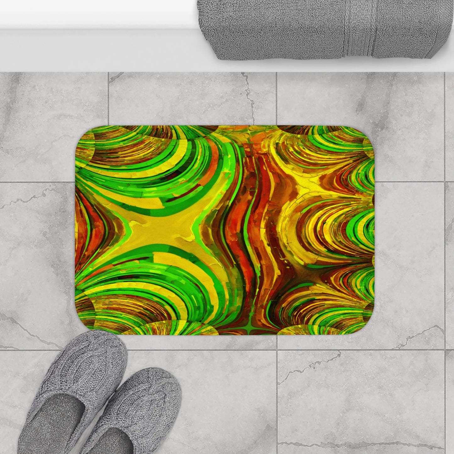 Uzi Spiral Beta 24" x 17" Bath Mat