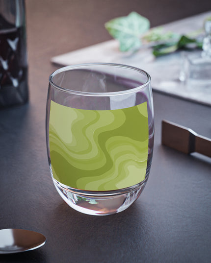 Lemon Wavey Whiskey Glass, 6 oz