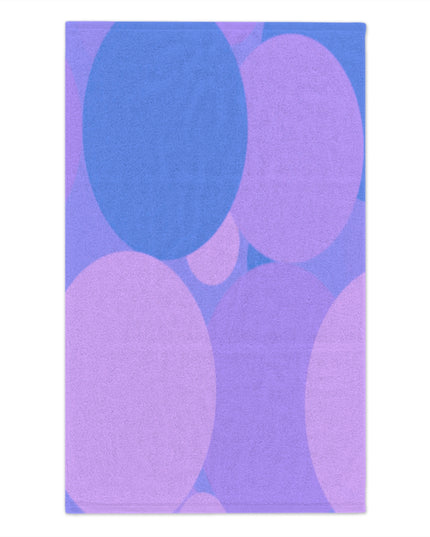 Pastel Purple Family Patches Rally Towel, 11" x 18"