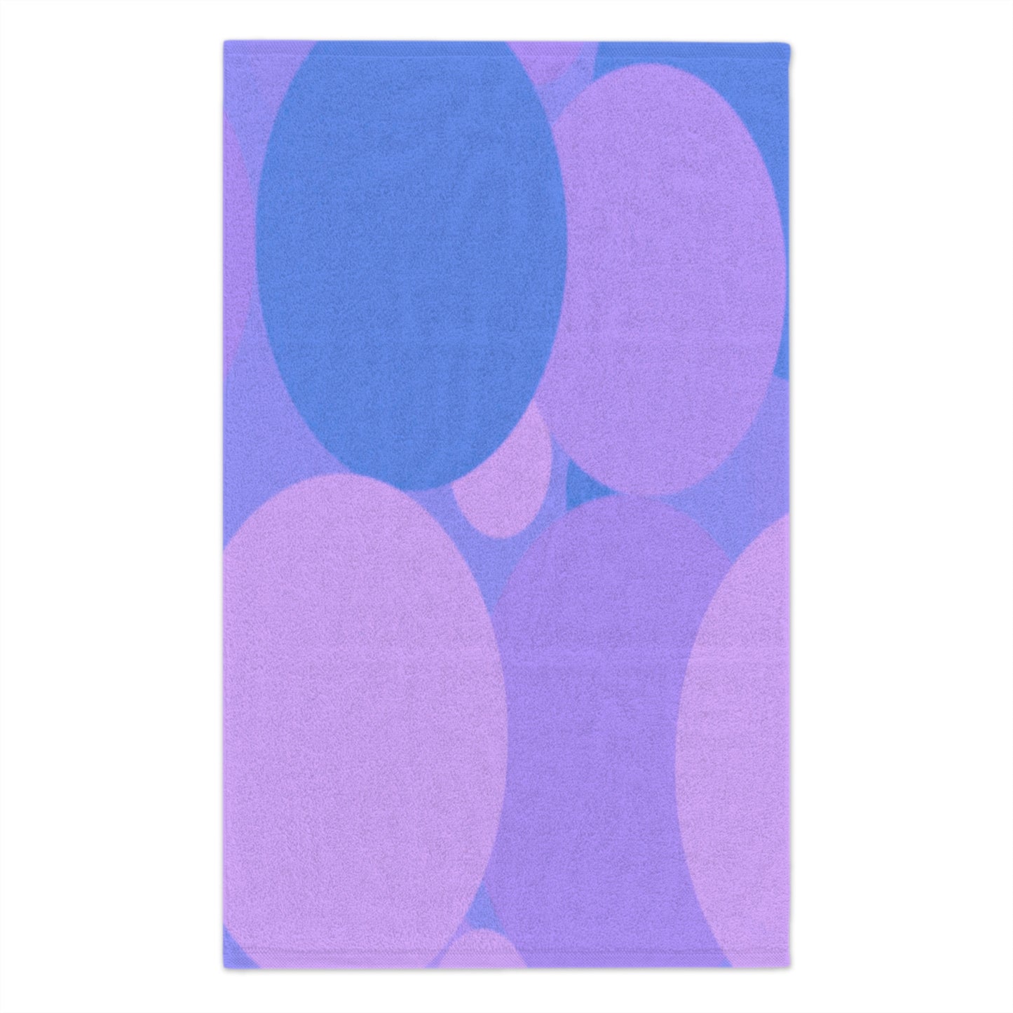Pastel Purple Family Patches Rally Towel, 11" x 18"
