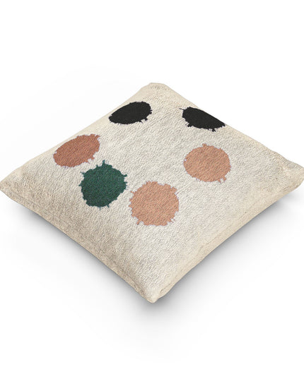 Alpha Barrel Woven Pillow, 17" x 18"