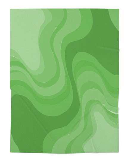 Greenie Meanie Wavey Baby Swaddle 30″×40″ Blanket