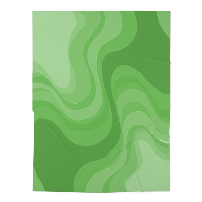 Greenie Meanie Wavey Baby Swaddle 30″×40″ Blanket