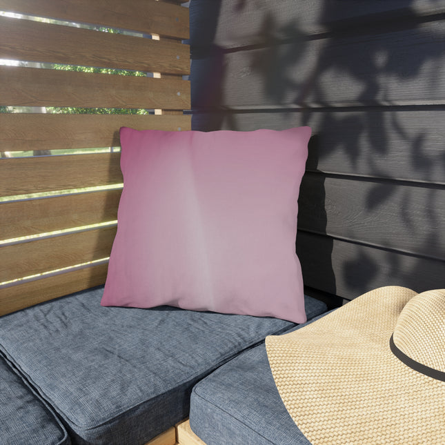 Pink Blush Fade 16" x 16" Outdoor Pillow