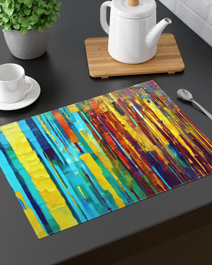 Striped Alpha Placemat, 1 pc