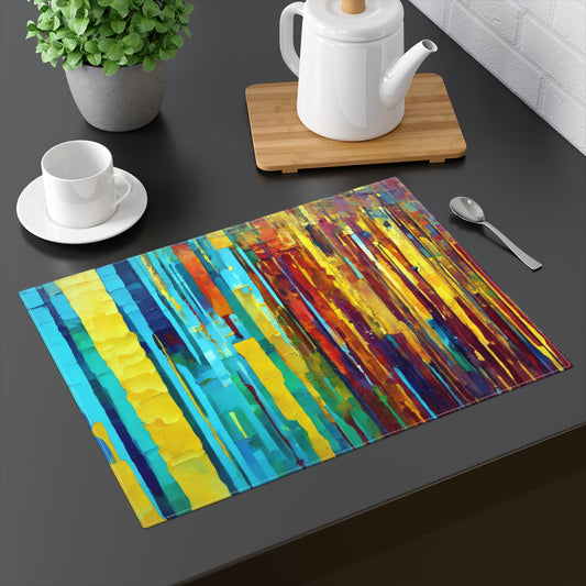 Striped Alpha Placemat, 1 pc