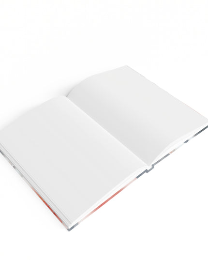 Red Blossom Floral Bunch Journal - 128 Blank pages, 5" x 7"