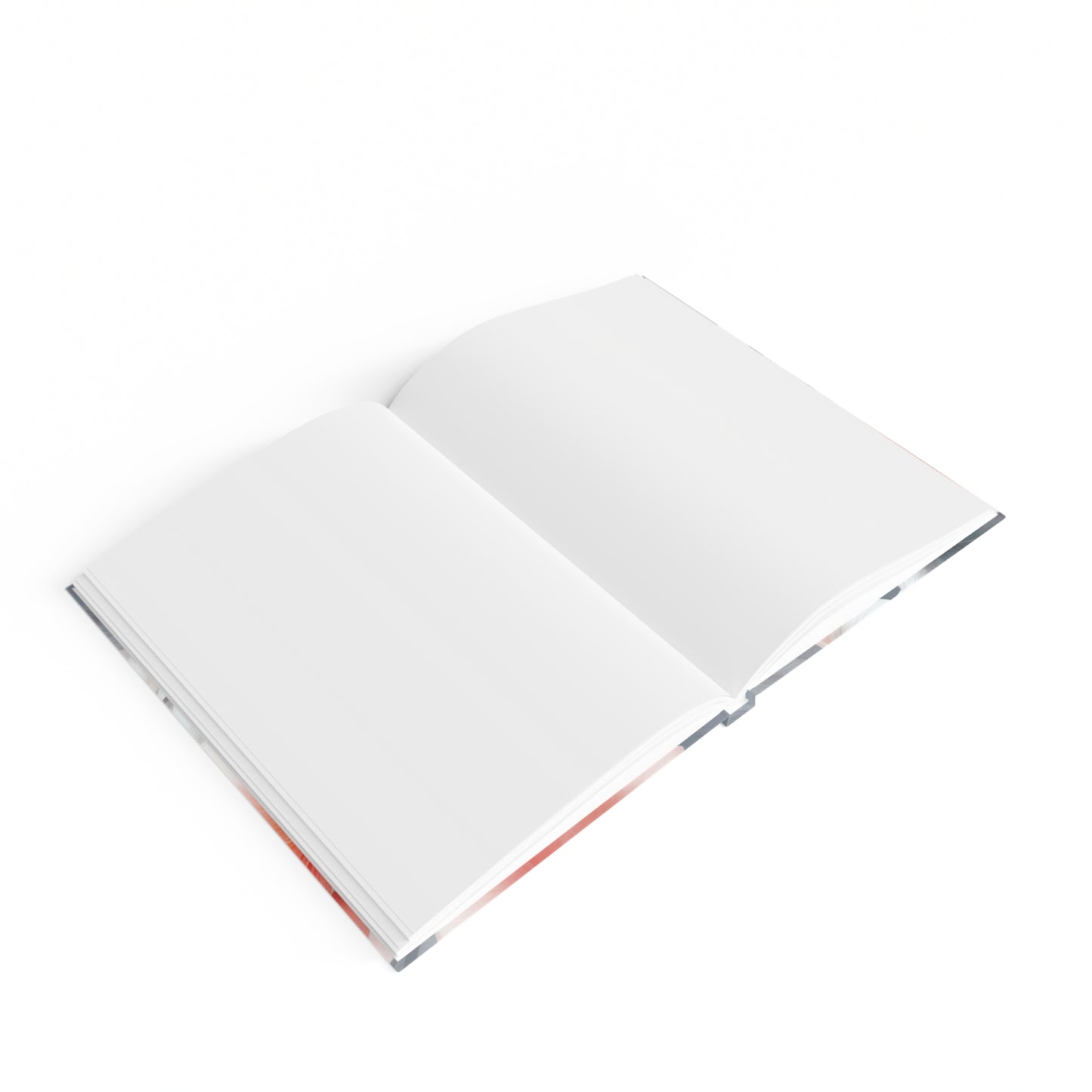 Red Blossom Floral Bunch Journal - 128 Blank pages, 5" x 7"