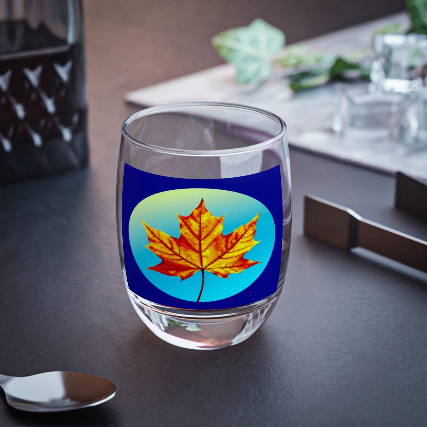 Alpha Maple Leaf Whiskey Glass, 6 oz