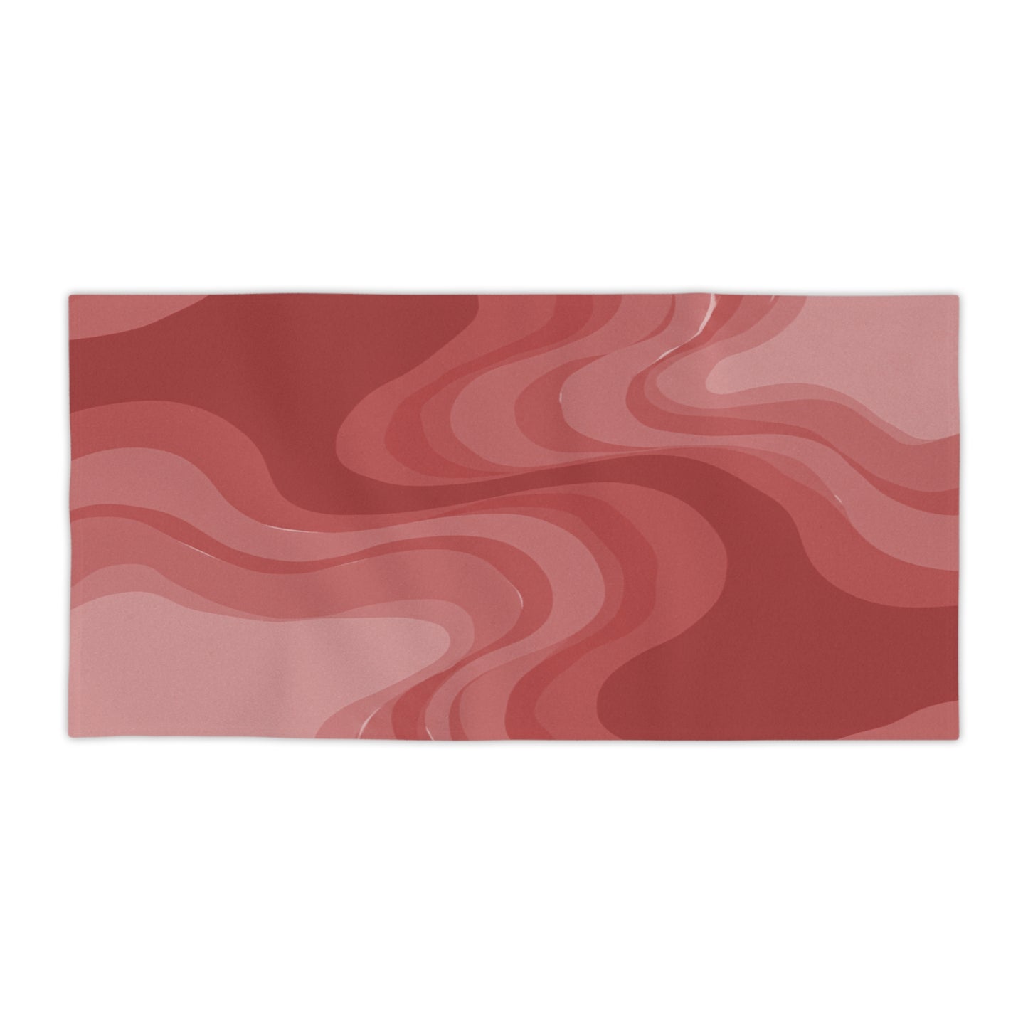 Power Red Wavey Beach Towel, 30" x 60"