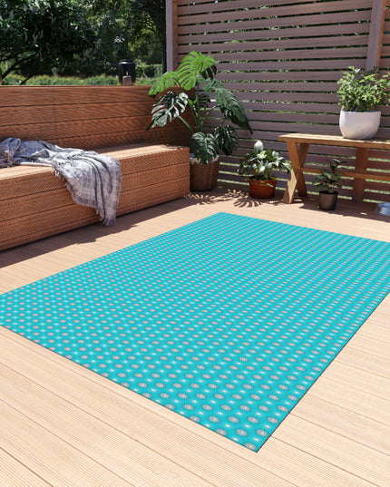Tif Green Star-crossed Bodies Outdoor Rug, 60" x 84"