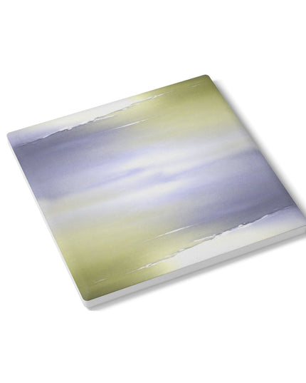 Lavender Sea Golden Fog 4" x 4" Square Ceramic Coaster