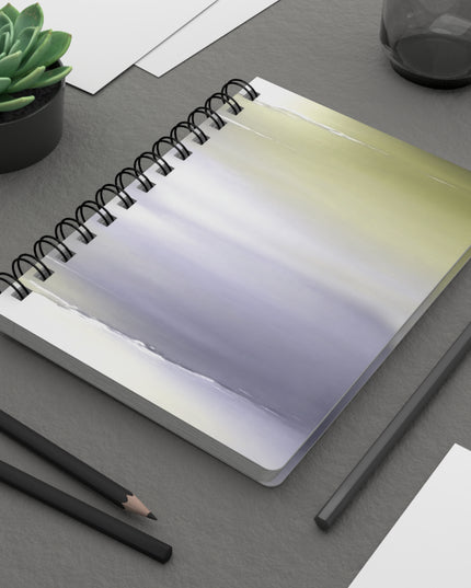 Lavender Sea Golden Fog Sea Purple Fog Spiral Bound Journal, 5" x 7" 150 pages