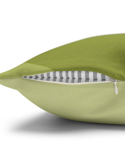 Lemon Wavey Spun Polyester Square Pillowcase, 14" x 14"