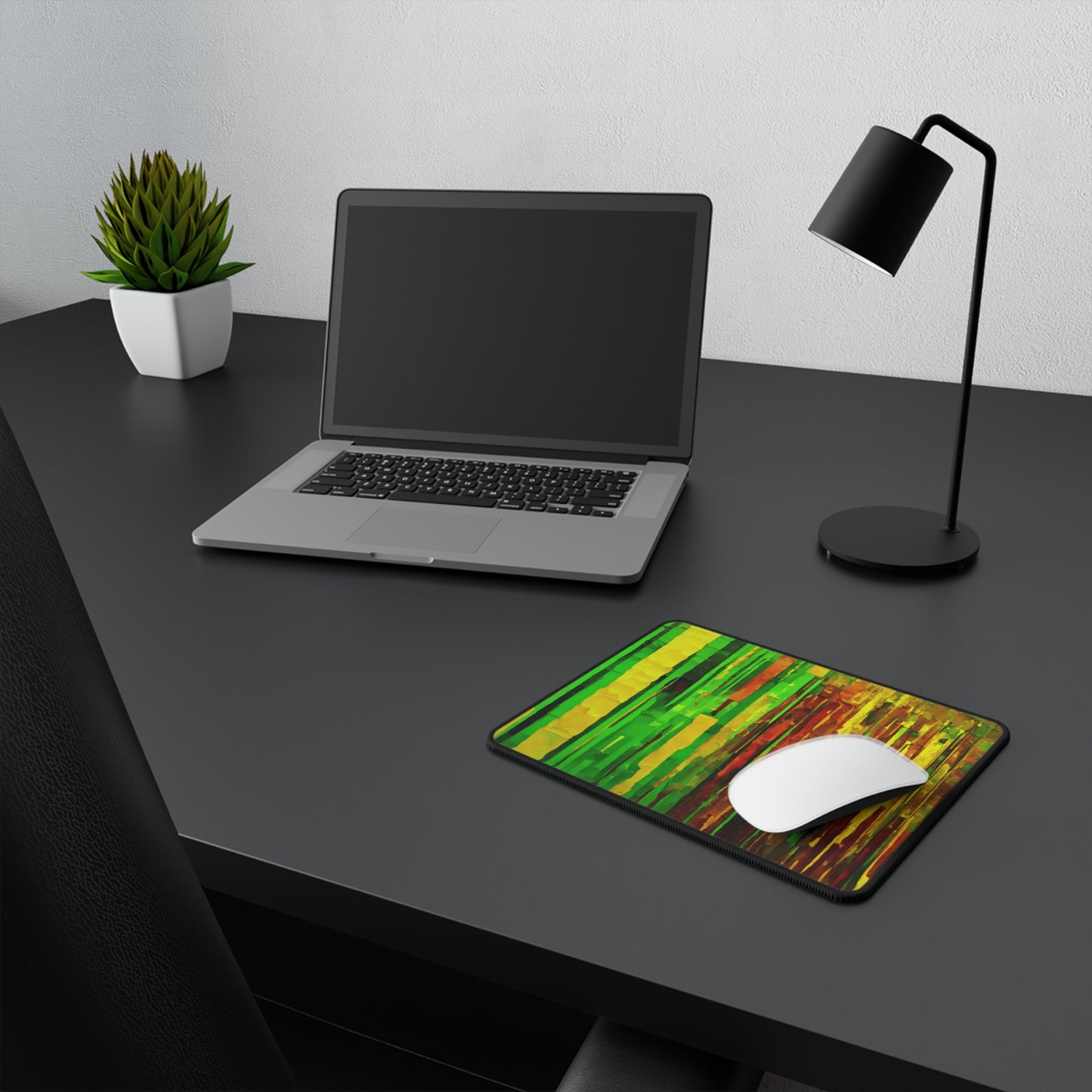 Striped Beta Non-Slip Gaming Mouse Pad, 9.5" X 8" Rectangle