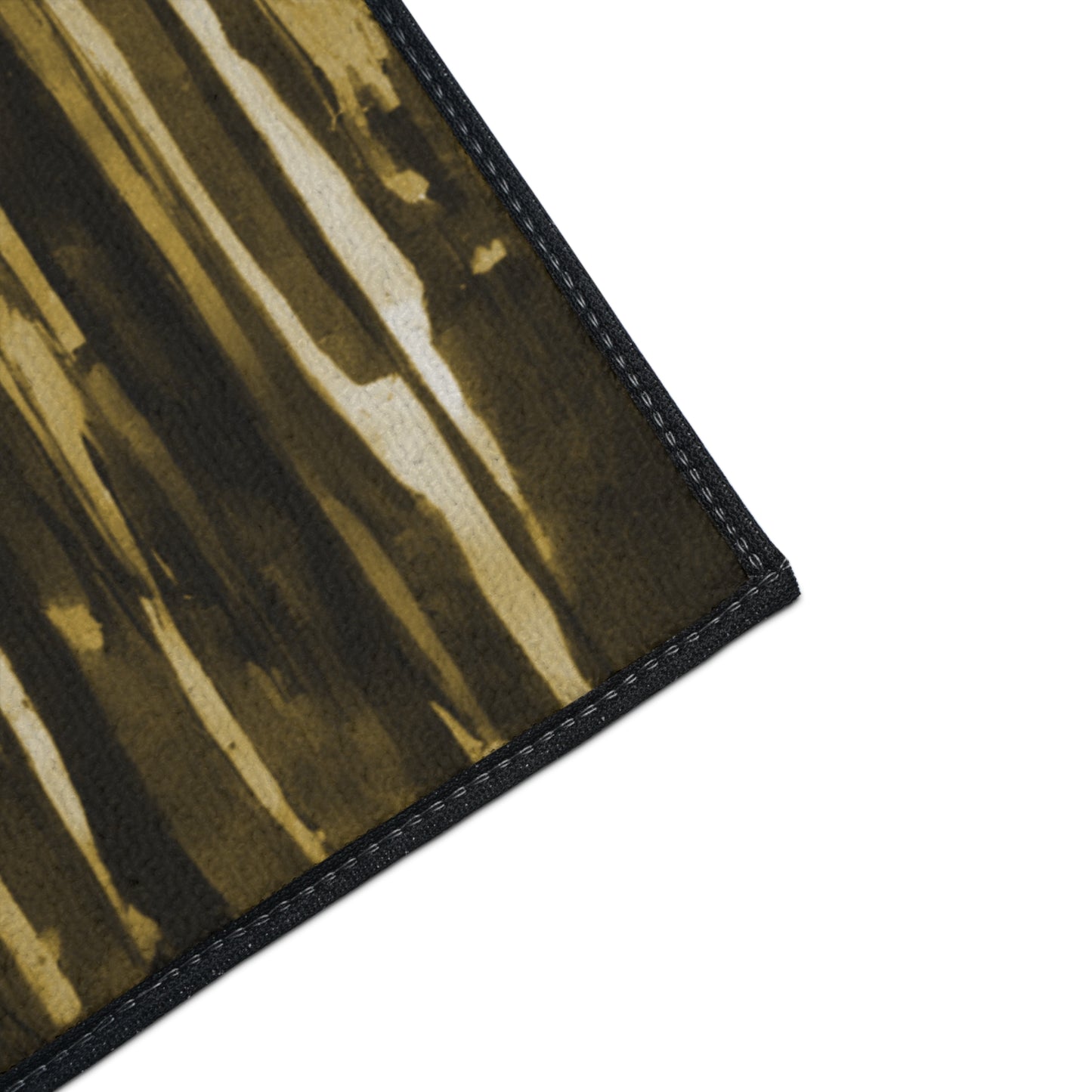 Striped Light Brown 48" x 72" Heavy Duty Floor Mat