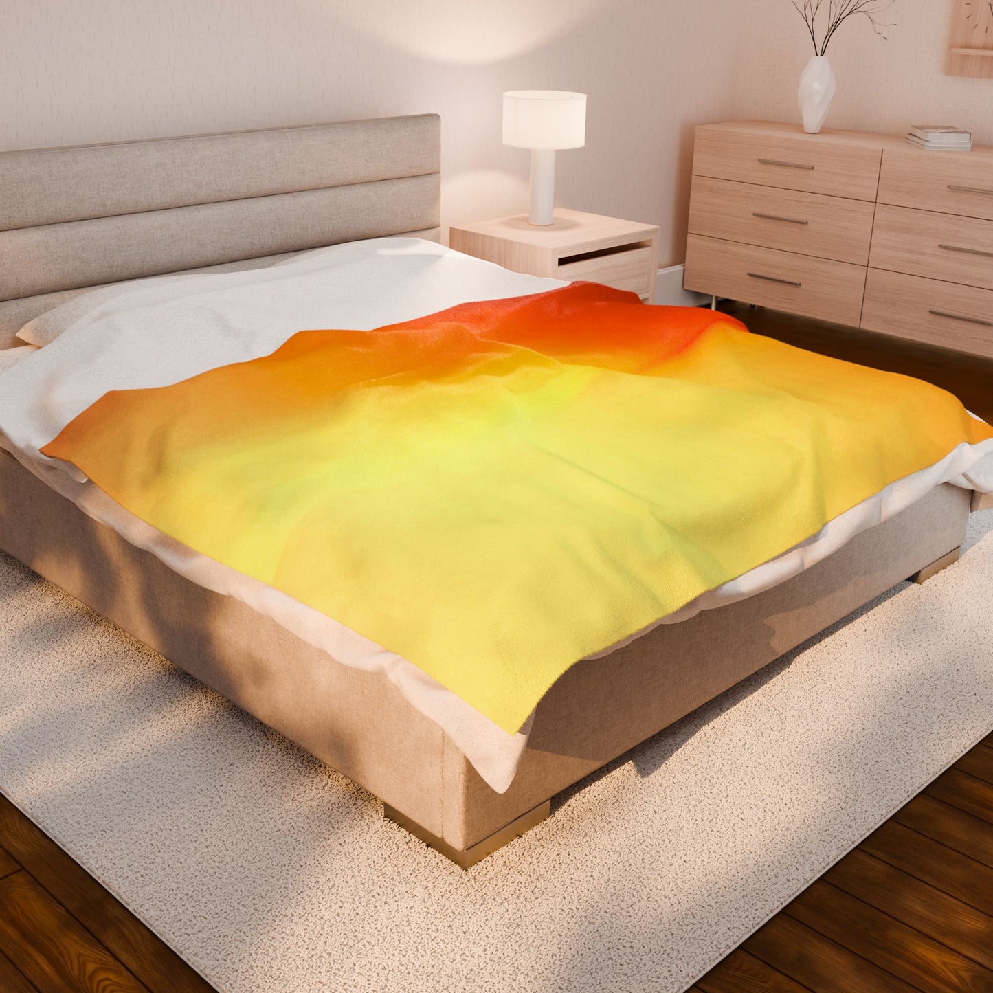 Phoenix Fade Velveteen Plush Blanket, 60" x 80"