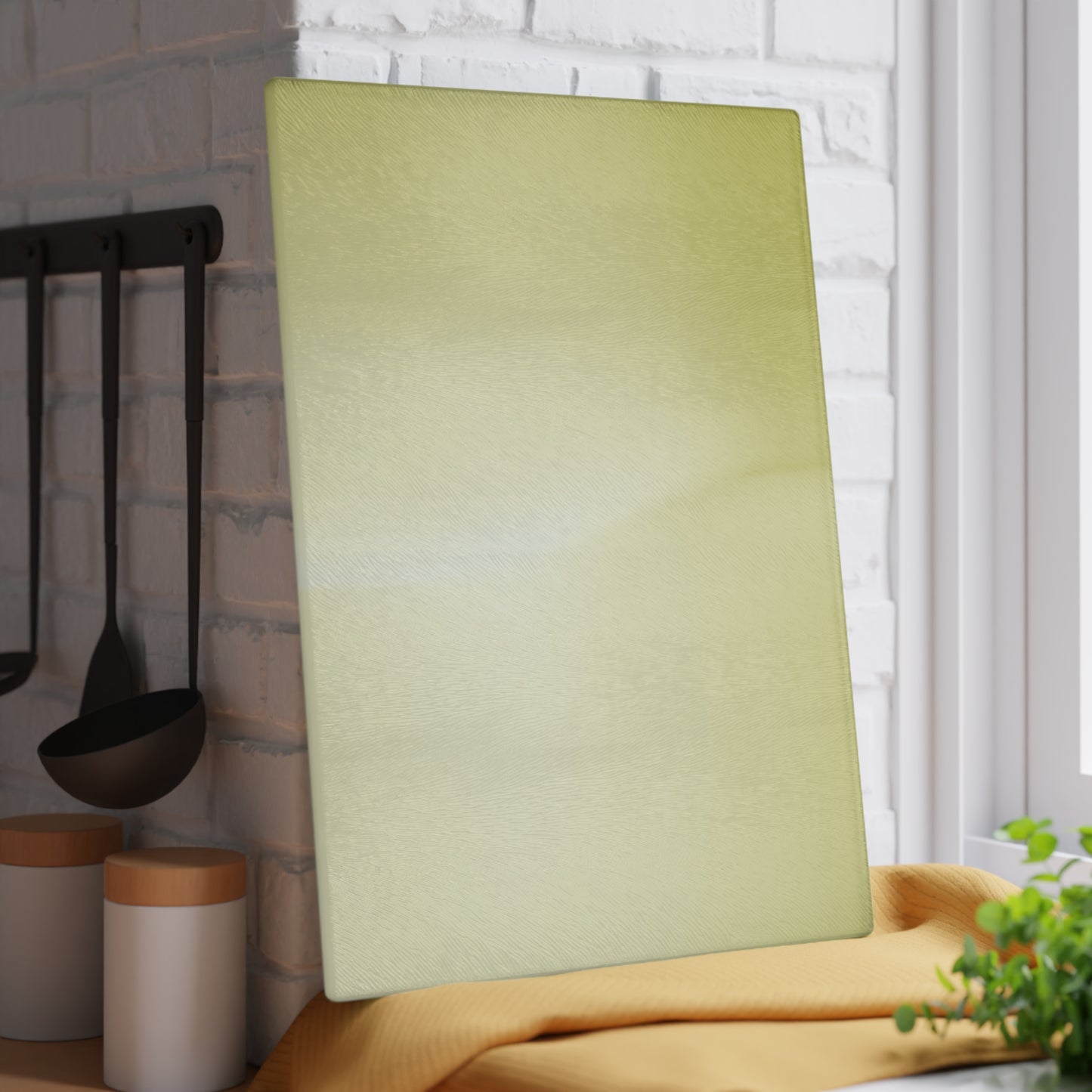Lemon Fade 11" x 15" Glass Cutting Board