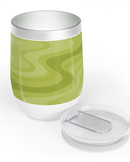 Lemon Wavey 12 oz Chill Wine Tumbler