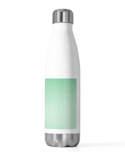 Mint Fade 20oz Insulated White Water Bottle