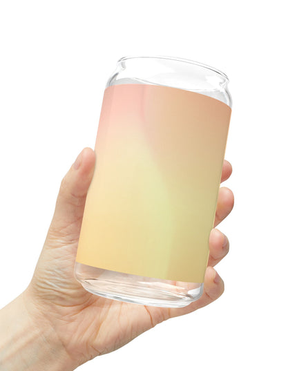 Hot Peach Fade Sipper Glass, 16oz