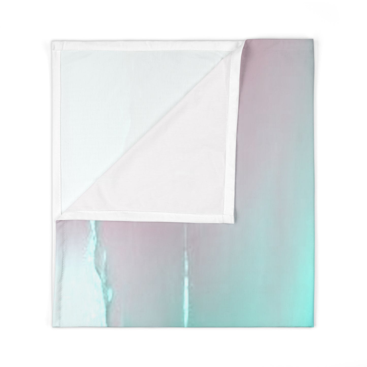 Green Sea Lavender Fog Baby Swaddle 30″×40″ Blanket