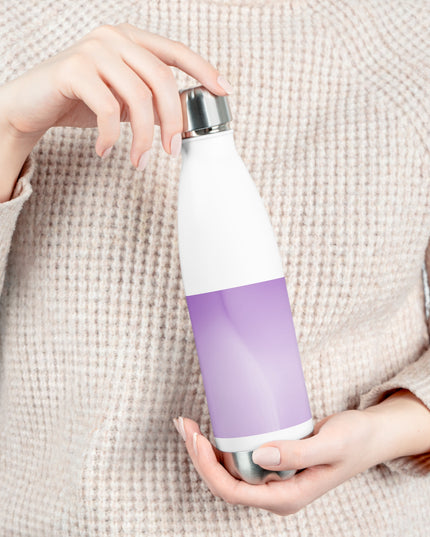Soft Lavender Fade 20oz Insulated White Water Bottle