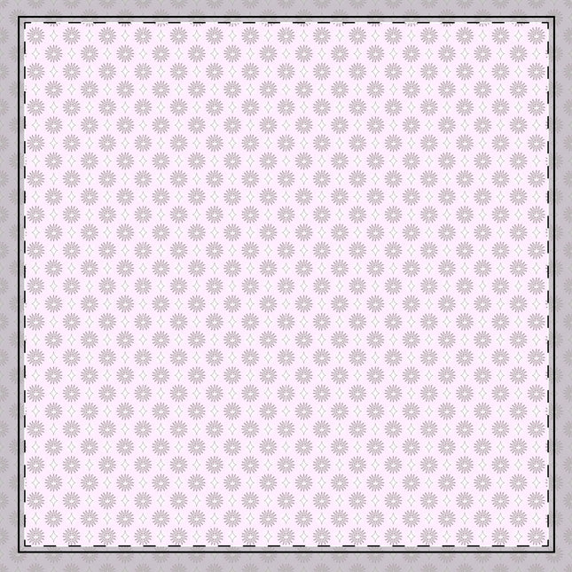 Pink Mornings Star-crossed Bodies Cotton Twill Napkin, 22" x 22"