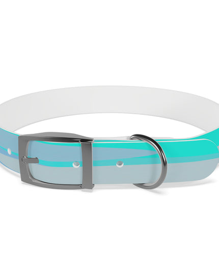 Pastel Tan and Tif Patches Large Dog Collar