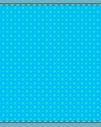 Blue Green Star-crossed Bodies Cotton Twill Napkin, 22" x 22"