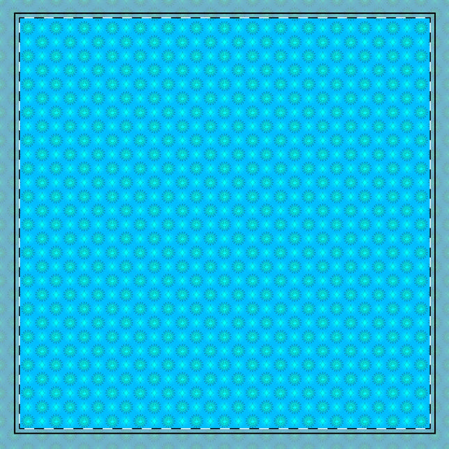 Blue Green Star-crossed Bodies Cotton Twill Napkin, 22" x 22"