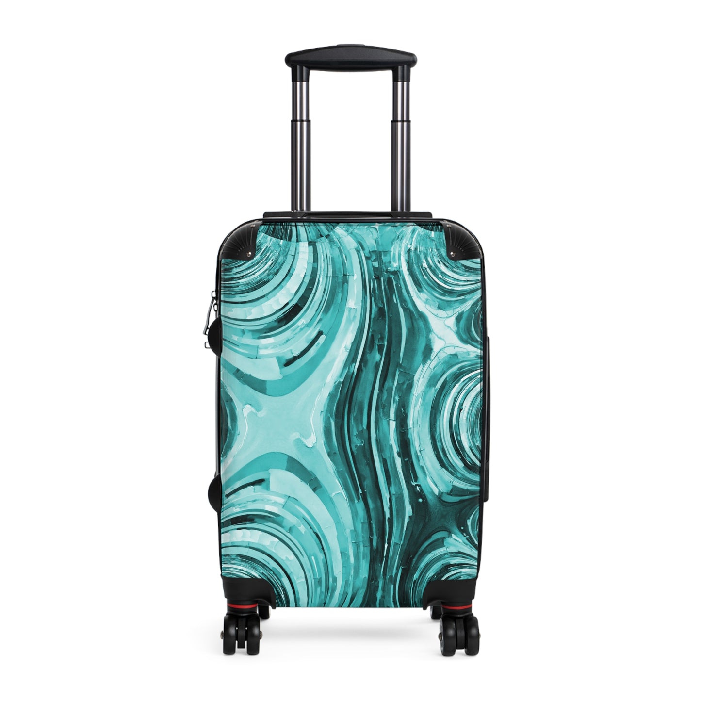 Uzi Spiral Tif Small Suitcase with built in lock, 4 double-wheels, telescopic handle, and ABS back hard-shell
